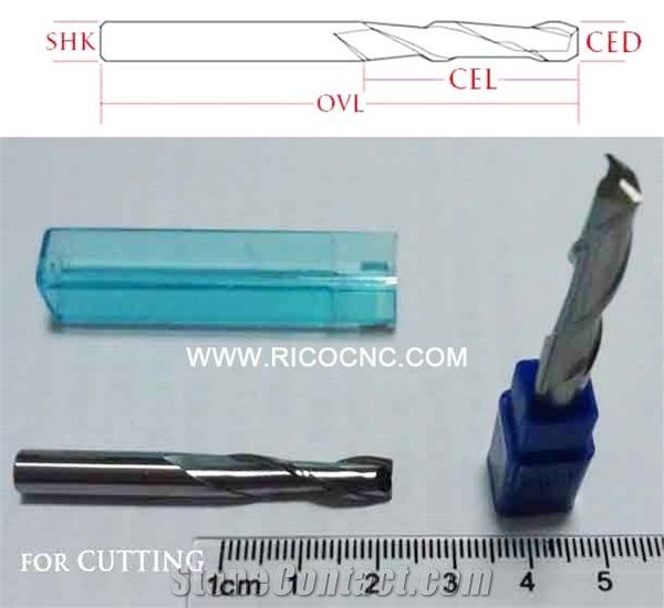 Upcut Spiral Router Bit Carbide Spiral End Mill Cutters, Cnc Carving Tool, Cnc Machine Cutter Bits for Mdf, Plywood Cutting Tool