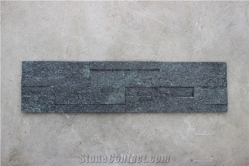 Black Quartzite Gc-101, China Black Quartzite Cultured Stone,Ledge