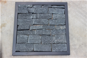 Black Quartzite Loose Wall Stone, Wall Stone