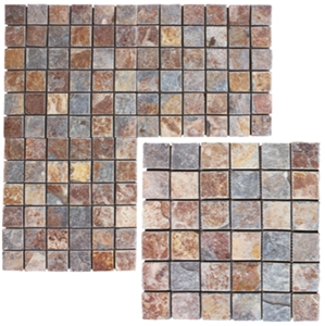 Brown Slate Mosaic, Natural Stone
