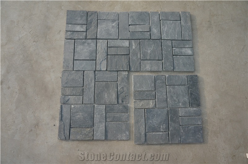 Floor Quartzite Mosaic Pattern