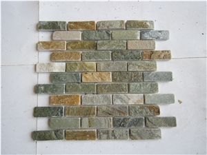Slate Floor Mosaic Pattern