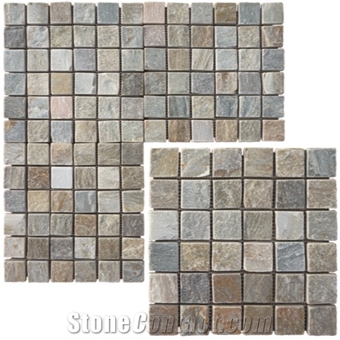 Slate Wall Cladding,Stone Wall Decor, Thin Stone Veneer, Ledge Stone,Mosaic