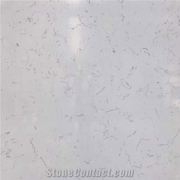 White Calacatta Quartz Slab, the Good Quality Marble Look Design, China Quartz, Cut to Size,The Best Price