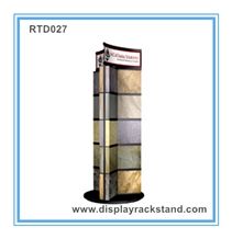 Black-Galaxy-Granite China Sample Display Stands Slate Slab Metal Sample Racks Black-Marble Showroom Sample Display Tower for Travertine Marble
