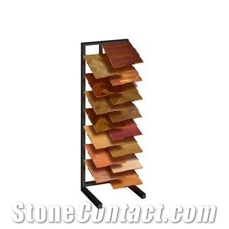 Blanket and Rug Rack Upright Carpet Display Parquet Tile Display