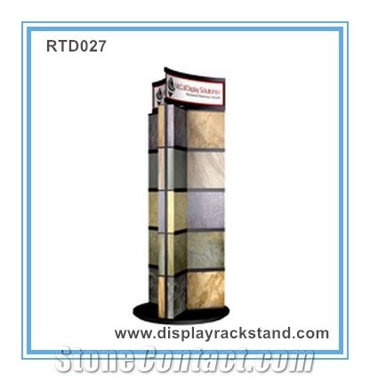 New Style Stone Sample Display Tower Black-Galaxy-Granite Racks Floor Metal Brazil-Granite Displays Fixture Stands Steel Shelves for Ceramic Tiles