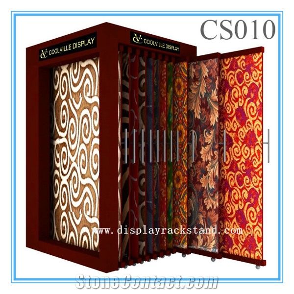 Sliding Carpet Tile Rack Rail Rug Rack Flooring Carpet Display Tiles
