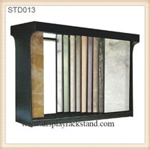 Tile Displays Stands Marble Granite Tile Sliding Display Racks for Showroom Metal Hanging Display Racks for Stone