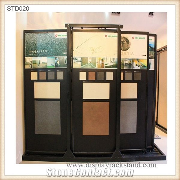 Tile Racks Flooring Display Racks A-Frame Stone Display Stands New Design Sliding China Display Stands for Marble Granite Stone Tile