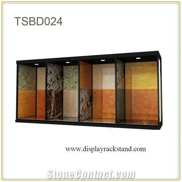 Tile Sample Displays White-Marble Sample Stands Granite Tile Sample Display Racks Travertine Sample Showroom Metal Display Racks