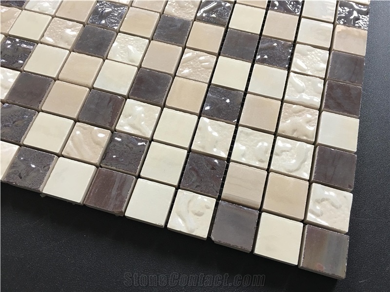 Glass Mosaic Tile, Microcrystal Glass Mosaic