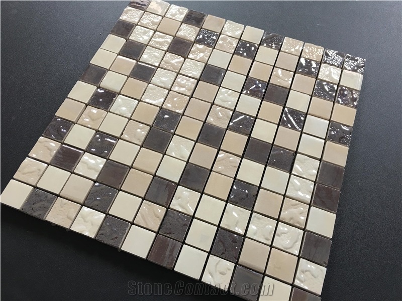 Glass Mosaic Tile, Microcrystal Glass Mosaic