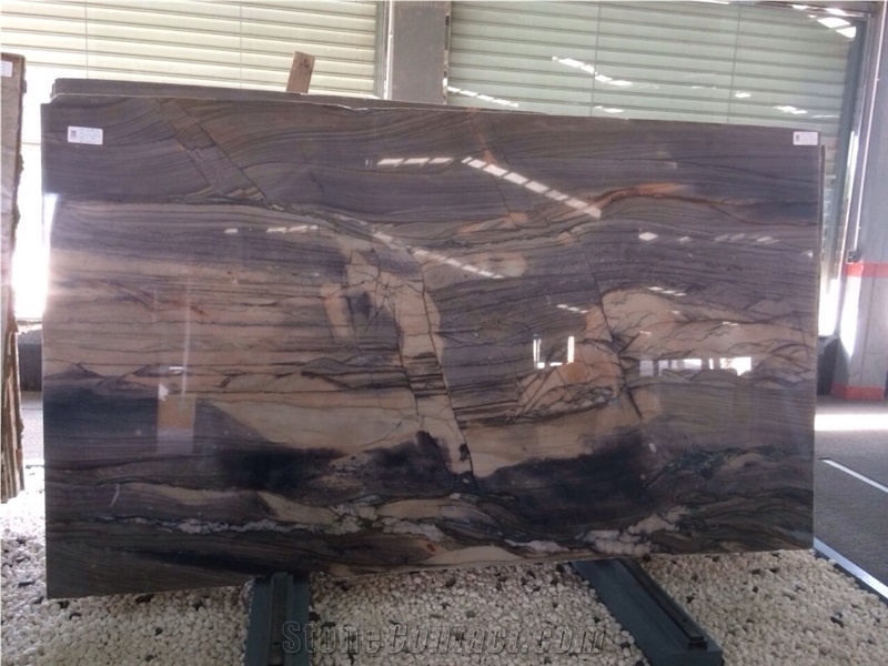 Blue Marine/Blue Quartzite Slabs/Brazil/Polished Slabs from China