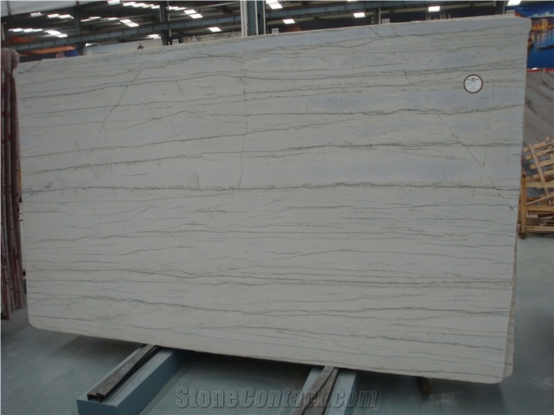 Hot Sales Polished White Quartzite, White Macauba Quartzite Slab & Tile & Cut to Size for Floor Covering and Wall