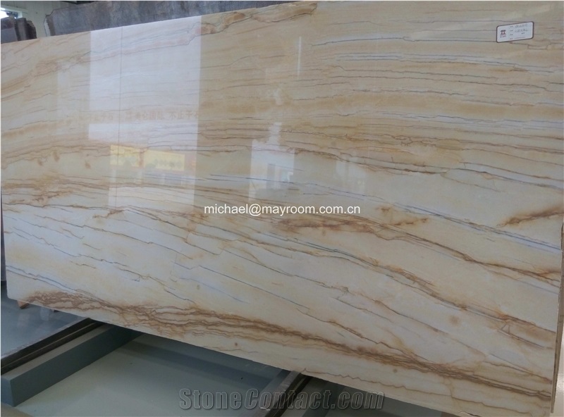 Hot Sales Products Polsihed Golden Macauba Quartzite, Gloden Quartzite, Yellow Quartzite Slab& Tiles & Cut to Size for Wall and Floor.