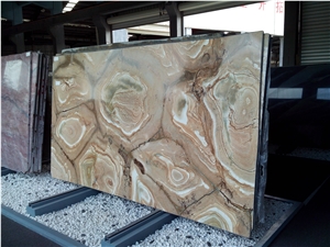 Lowest Price High Quality Brazil Polished/Yellow Quartzite/ Palomino Quartzite Slabs & Tiles & Cut to Size for Flooring and Walling, Own Factory Sales for Project/Hotel/House