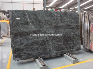 Our Best Advantage Products Brazil Polished Green Pantanal Granite, Pure Green Granite Big Slabs & Cut To Size & Tiles For Wall And Floor.