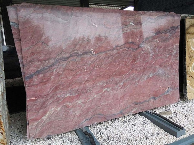 Revolution Fire Quartzite Slabs & Tiles, Brazil Red Quartzite for Flooring,Walling,Countertop