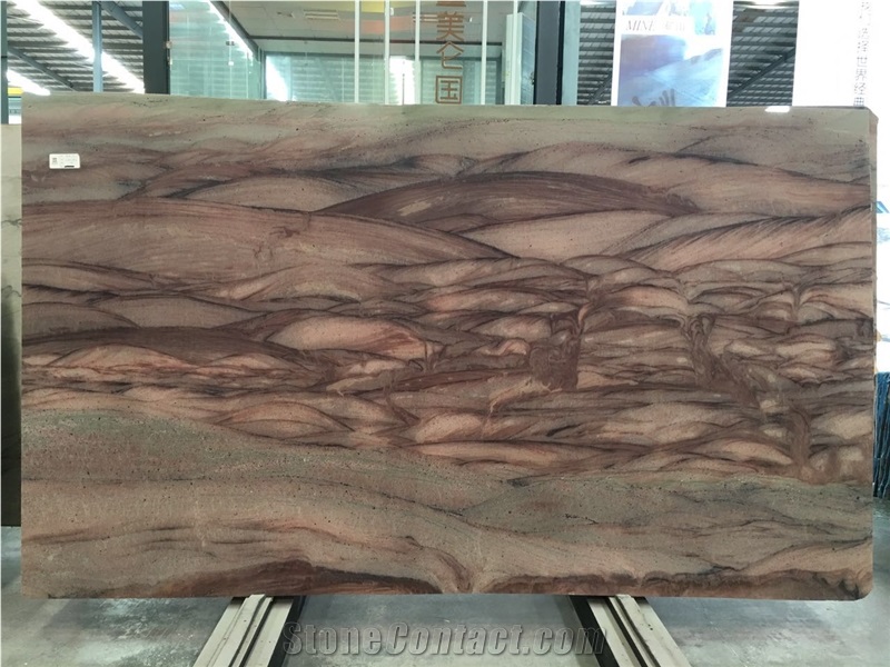 Wild Sea Red Quartzite Slabs/ Wild Sea Slabs/ Wild Sea Flooring Tiles