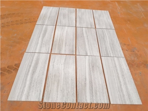 Wooden White Marble/ Wood Grain Marble/ Serpeggiante Marble Slabs