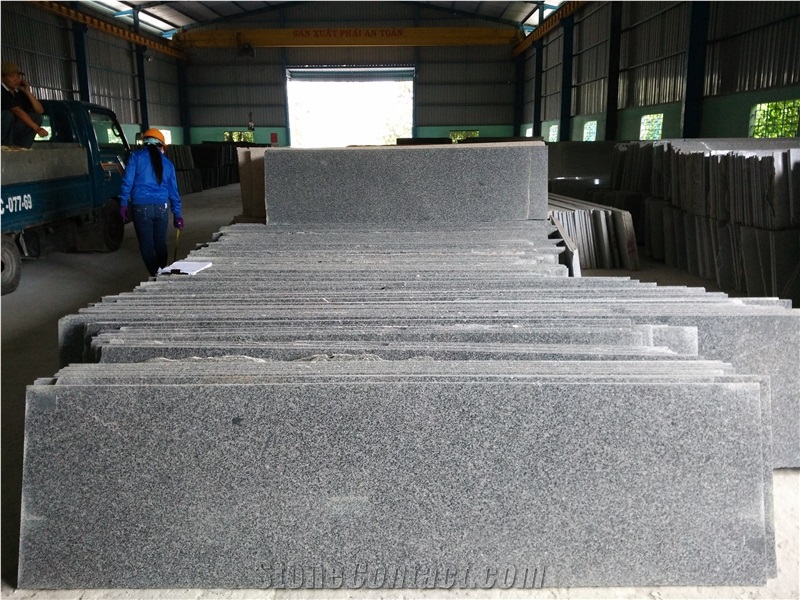 Phu Yen Black Granite Slabs/ Tiles, Viet Nam Black Granite