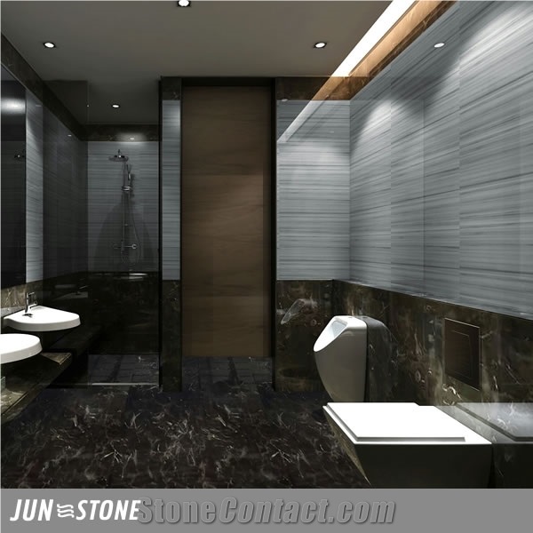 China Equator White Wooden Marble for Bathroom Design Wall Tiles, Flooring Tiles