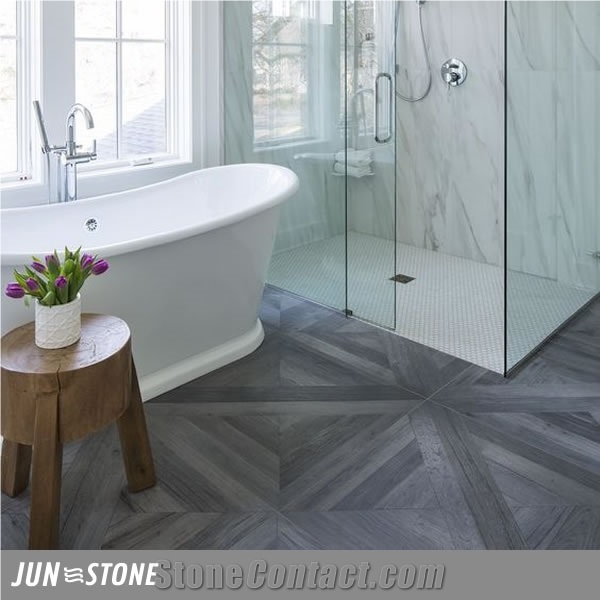 Grey Wood Grain Marble For Bathroom Renovation From China Stonecontact Com