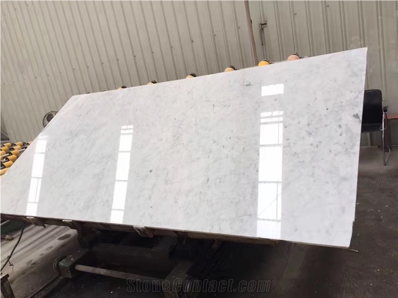 Italian White Carrara Marble Slab