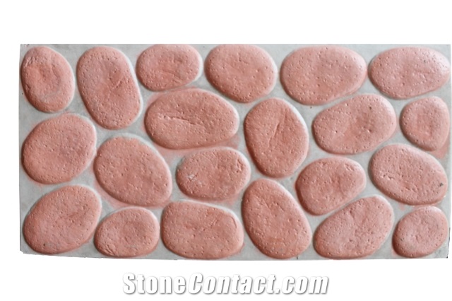 Pebbles with Concrete Cheap Floor Tile