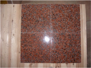 20Mm G562 Red Granite Thin Tiles, Polished Flooring Stone