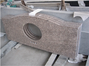 Custom G611 Granite Bathroom Vanity Tops And Countertops
