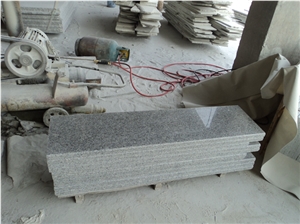 G602 Granite Step Stair Treads Light Grey Stone