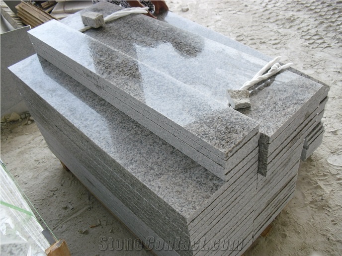 G655 China Granite for Building Stair Steps Polished Flamed