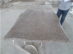G687 Granite Kitchen Countertops Polished Red Granite
