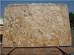 Polished Namib Gold Granite Slabs & Project Tile