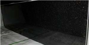 Black Galaxy Granite (Star Galaxy) India Slabs & Tiles, Polished Granite Floor Covering Tiles