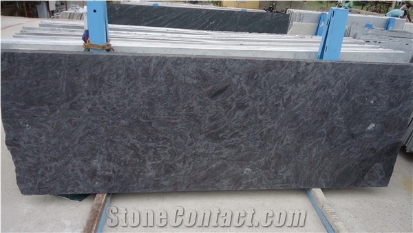Latest Vizag Blue Granite Slabs & Tiles, India Blue Granite Polished Flooring Tiles, Customise Cutting Wall Tiles