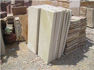 Mint Sandstone Slabs & Tiles Fossil India"S Best Quality Sandstone
