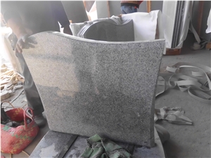 G603 Light Grey Granite Tombstone, Light Grey Granite Monument,G603 Tombstone,Western Style Monuments,Upright Monuments