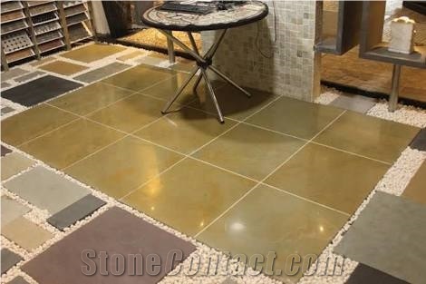 Kota Stone Brown, Kota Brown Limestone Floor Tiles