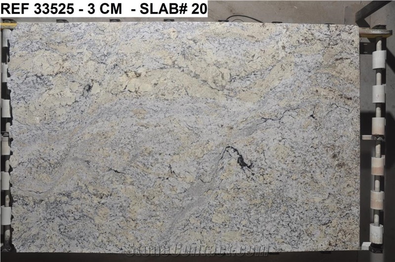 Bianco Fantastico Granite 3cm Polished Slabs