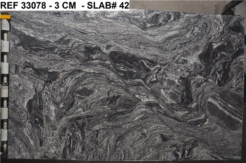 Cyclone Black Granite 3cm Polished Slabs