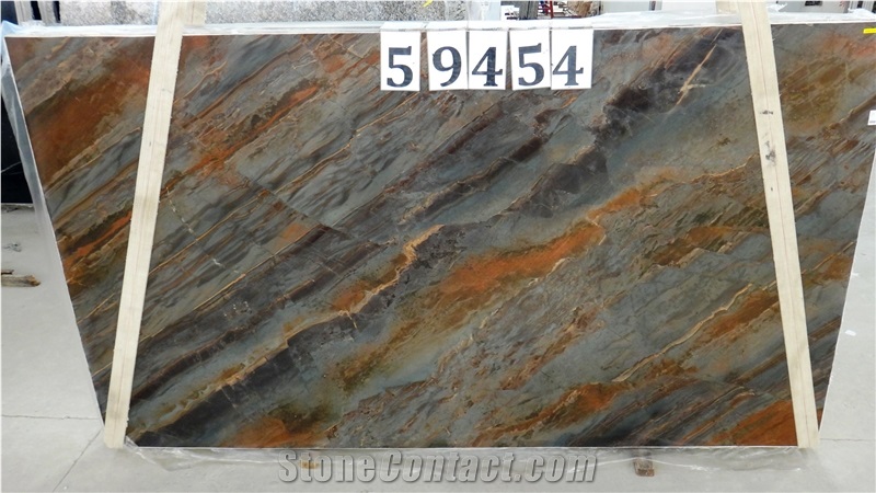 Exuberant Brown Quartzite Leathered 3cm