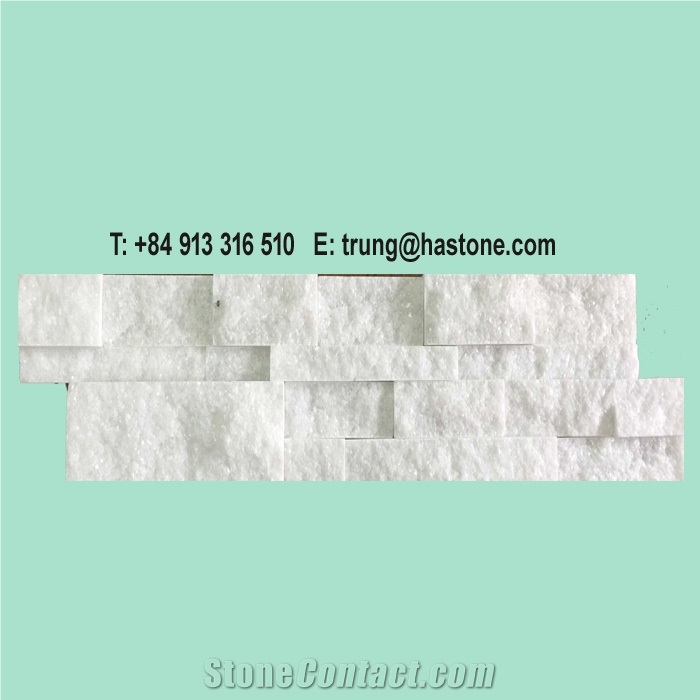 Crystal White Ledge Stone