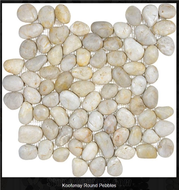 Kootenay Round Pebbles on Mesh