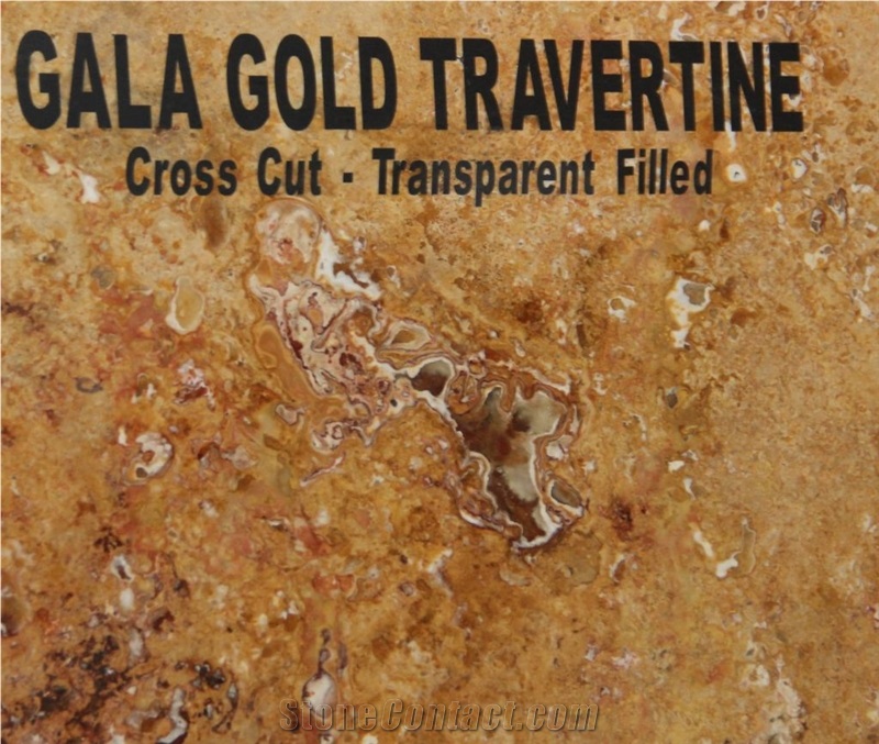 Bahar Gala Gold and Gala Red Travertine