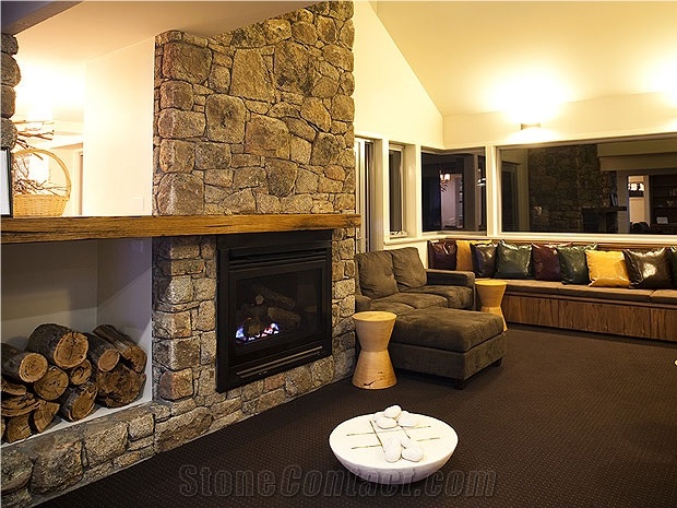 Masonry Traditional Fireplace Design