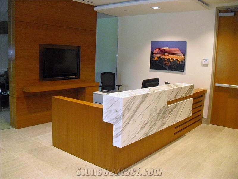 Marble Reception Counters, Desk Tops