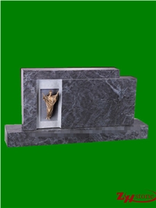 Good Quality Heart Design Dakota Red Granite Monument Design/ Single Monuments/ Heart Tombstones/ Gravestone/ Custom Monuments